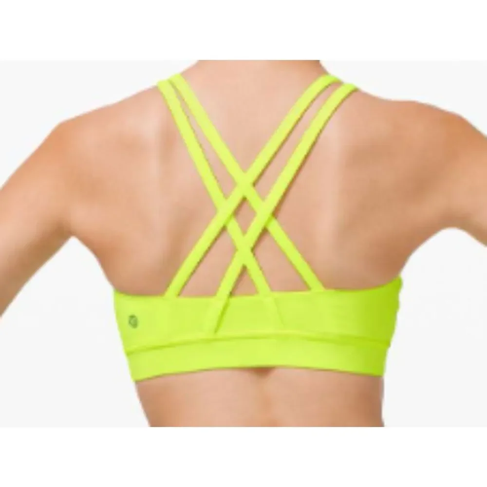 Lululemon Energy Bra in Highlight Yellow